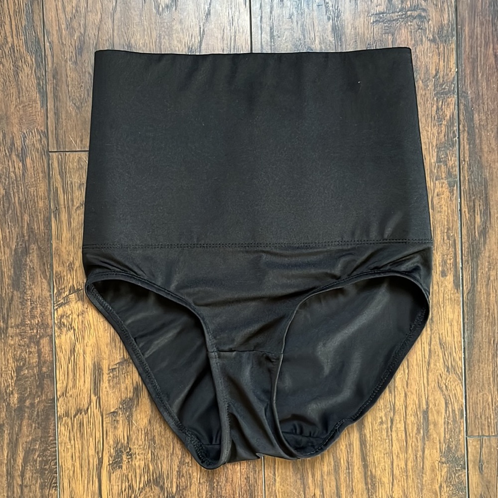 Skinnygirl Black High Waisted Shapewear Panties Gem